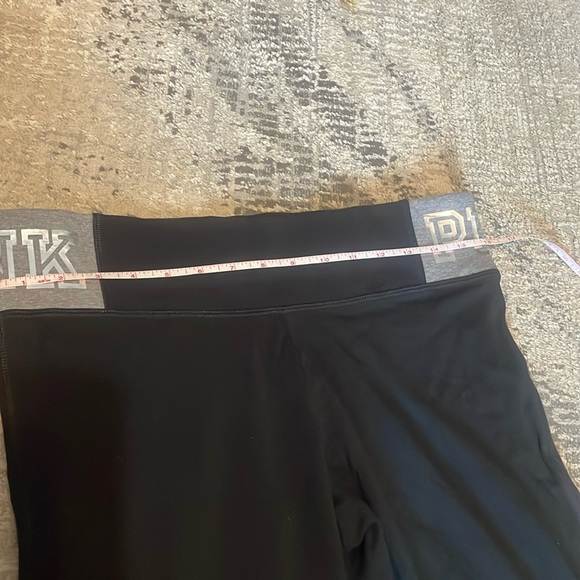 Nwots Victoria Secret Pink black & gray sequin accent Yoga pants Sz Large - Picture 6 of 11